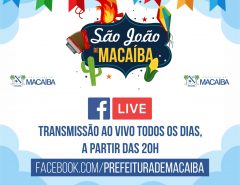 Prefeitura de Macaíba transmite nosso São João ao vivo todas as noites a partir das 20h