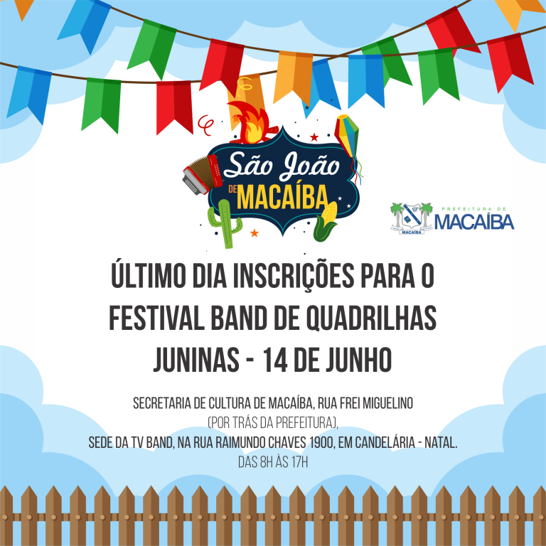 são joão de macaíba - inscrições