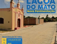Macaíba: Lagoa do Mato terá inauguração de pavimentação nesta terça