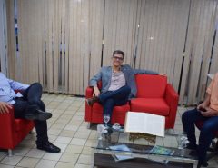 Prefeito Fernando Cunha recebe visita do deputado estadual Coronel Azevedo