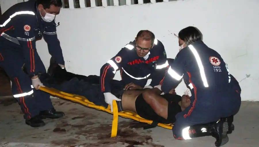 Bandido baleado