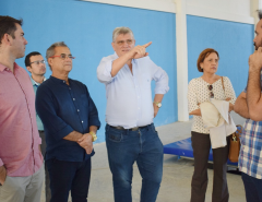 Vice-reitor da UFRN visita Vila Olímpica de Macaíba