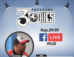 Treinador do Força e Luz concede entrevista ao programa Três Toques