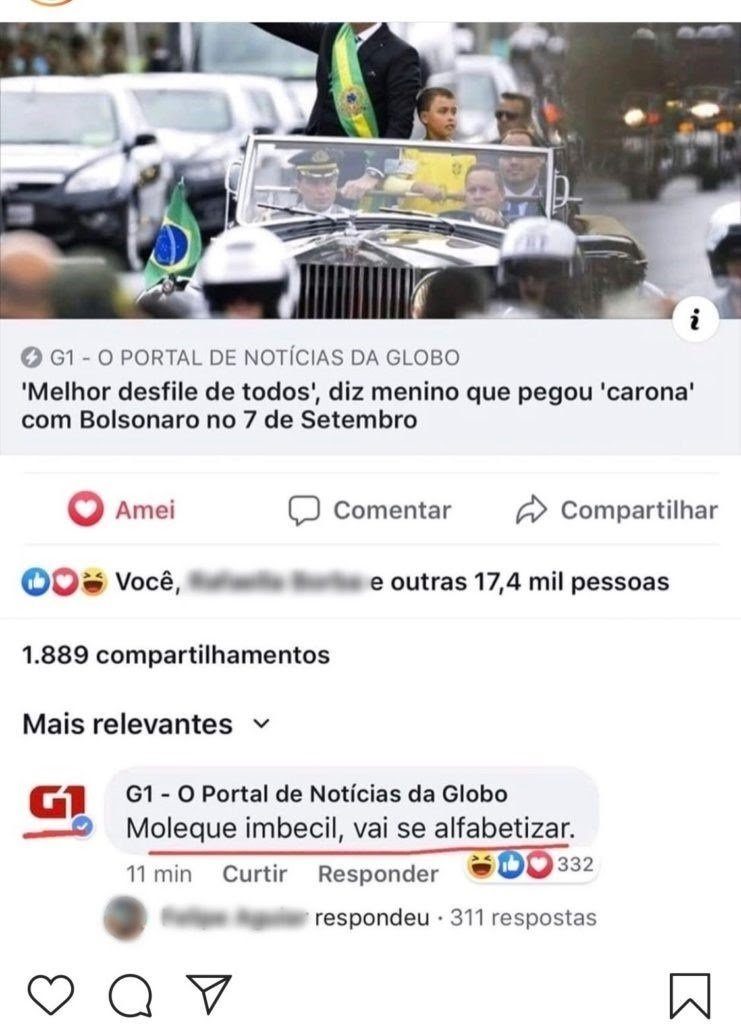 Bolsonaro desfile