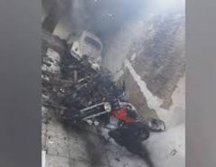 Incêndio destrói garagem com motos em Jaçanã