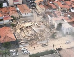 DESABAMENTO DE PRÉDIO EM FORTALEZA: Feridos sob os escombros estão fazendo ligações