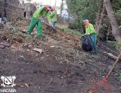 Macaíba: Prefeitura realiza novo mutirão de limpeza no Rio Jundiaí
