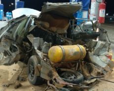 Em Assu, carro explode quando era abastecido com GNV