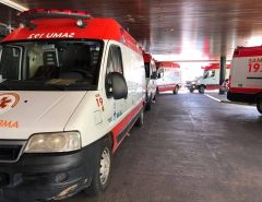 Preocupante: Samu tem 18 ambulâncias ‘presas’ no Walfredo Gurgel