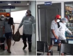 Pânico: Homem com febre e tosse é retirado de ônibus da Guanabara em terminal rodoviário no Sertão da PB