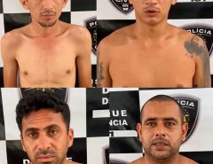 PRESOS: PRF prende quatro homens com armas, drogas e coletes balísticos na BR 304 no município de Lages no RN