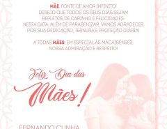 Mensagem do prefeito Fernando Cunha para o Dia das Mães 2020