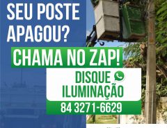 Prefeitura de Macaíba cria novos canais para serviços de iluminação pública
