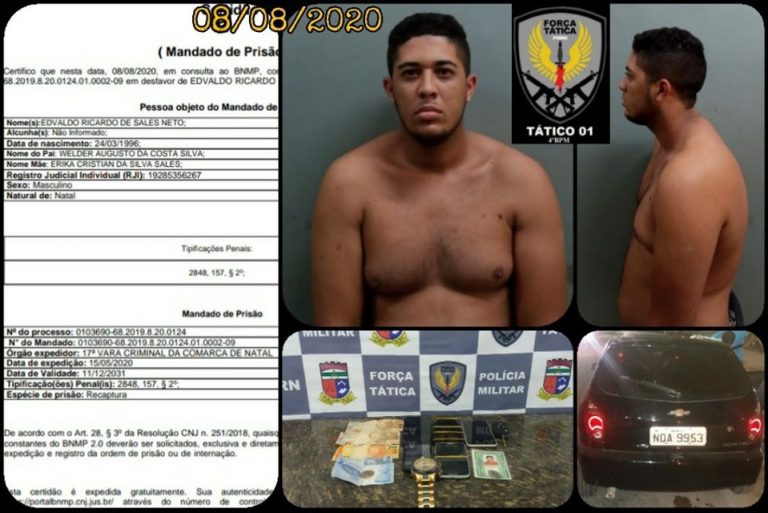 Preso pela PM