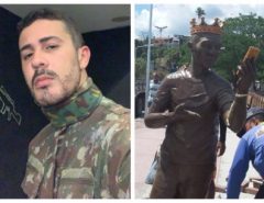 O POVO NÃO QUIS VEJA O VÍDEO: Influenciador digital Carlinhos Maia ganha estátua em cidade de AL que nasceu, mas população impede instalação