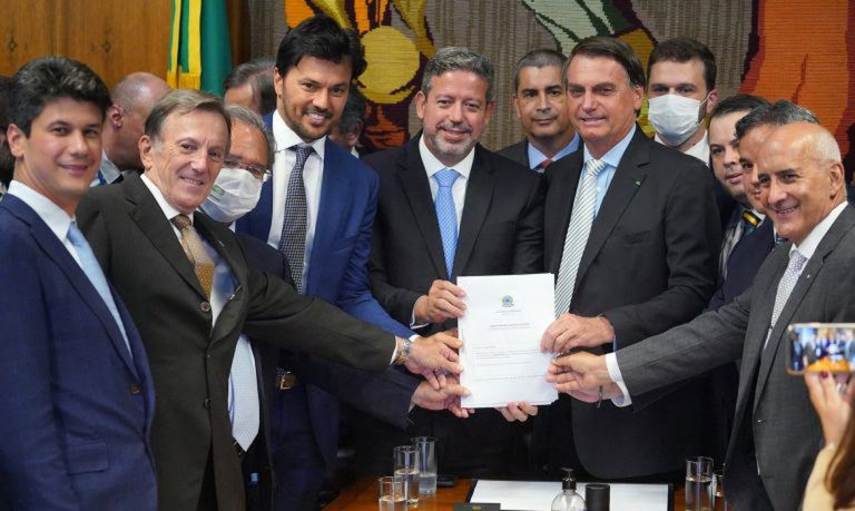 Bolsonaro com Fabio Farias