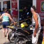 Polical esfaquiado