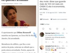 BOCA GRANDE: Depois de dizer que guarda R$ 150 mil em casa, Dilma tem apartamento arrombado no RJ