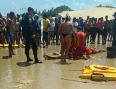Jovem morre após se afogar na Praia de Genipabu