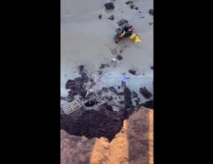 VEJA O VÍDEO: Turista cai do chapadão de Pipa durante passeio de quadriciclo