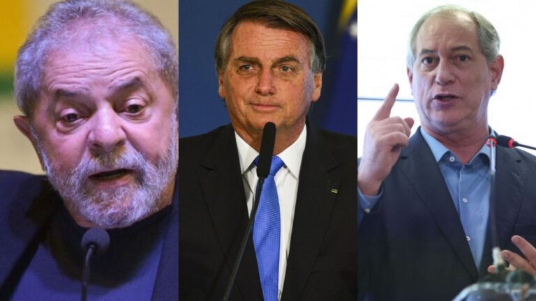 Bolsonaro Lula e ciro