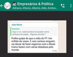 Vídeo: Veja as mensagens que motivaram operação arbitrária da STF contra empresários