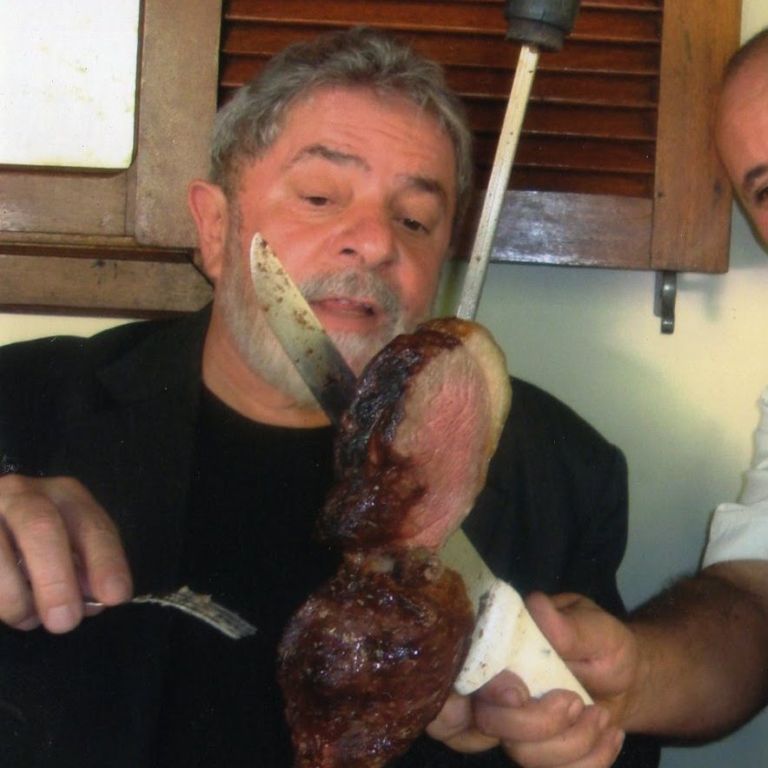 Lula e picanha