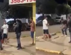 Veja o Vídeo: Jovem agride policiais durante prisão é morto a tiros