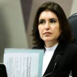 A presidente da comissão de constituição e justiça do Senado, Simone Tebet.