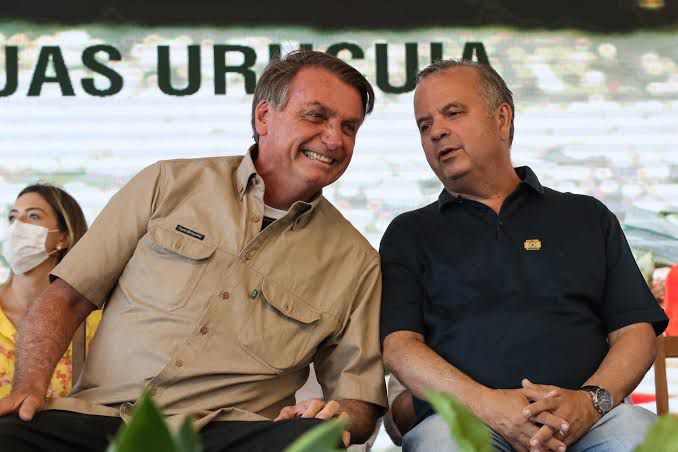 Bolsonaro e Rogeiro Marinho