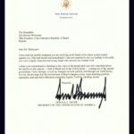 Carta de trump em ingles