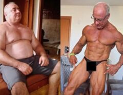 Vovô Bodybuilder: dos 165 kg ao pódio fitness