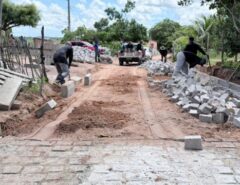 Obra de pavimentação de mais de 1 km tem início em Tabatinga
