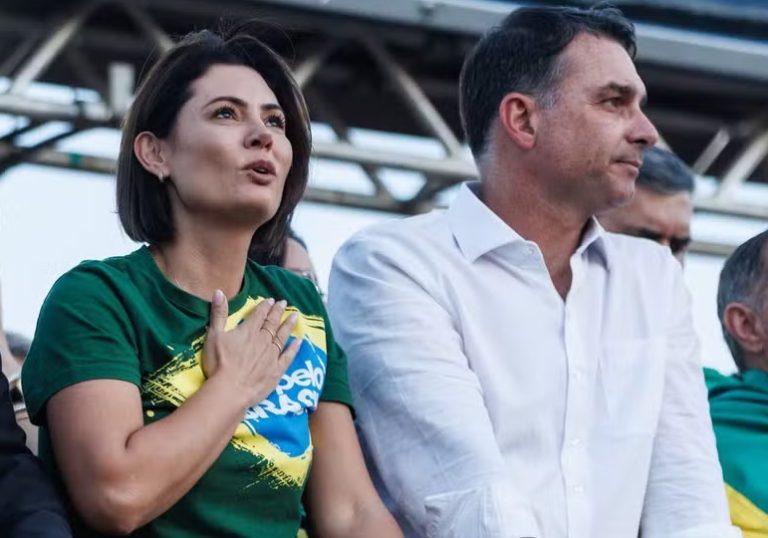 Flavio-e-Michelle-Bolsonaro